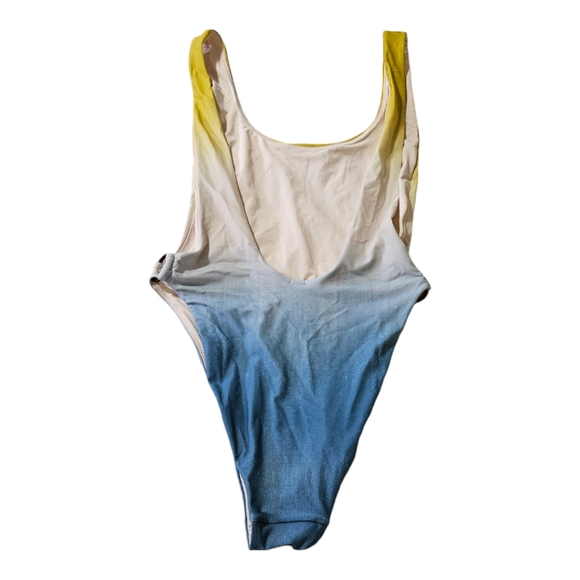 Aerie onepiece ombre cheeky swimsuit size Large - Picture 3 of 5